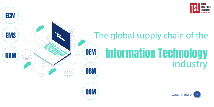 The global supply chain of the Information Technology industry