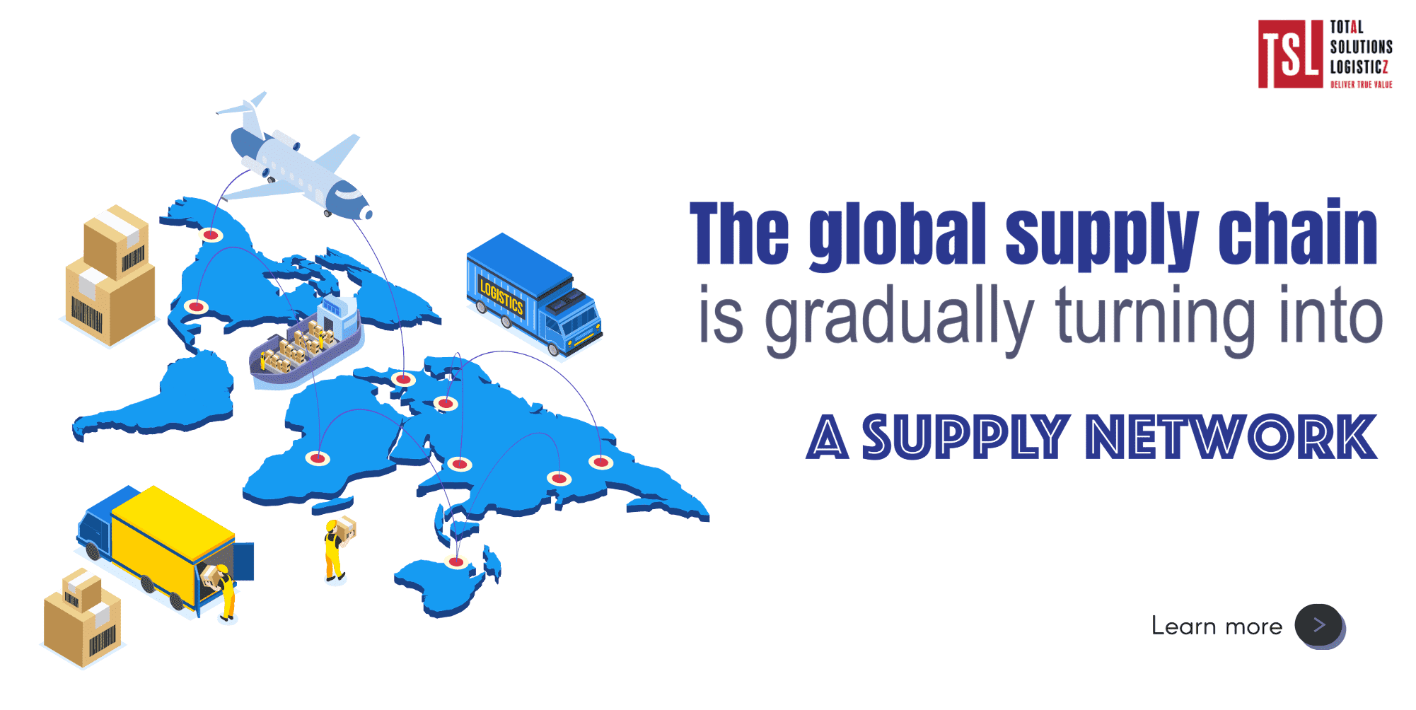 The global supply chain is gradually turning into a supply network