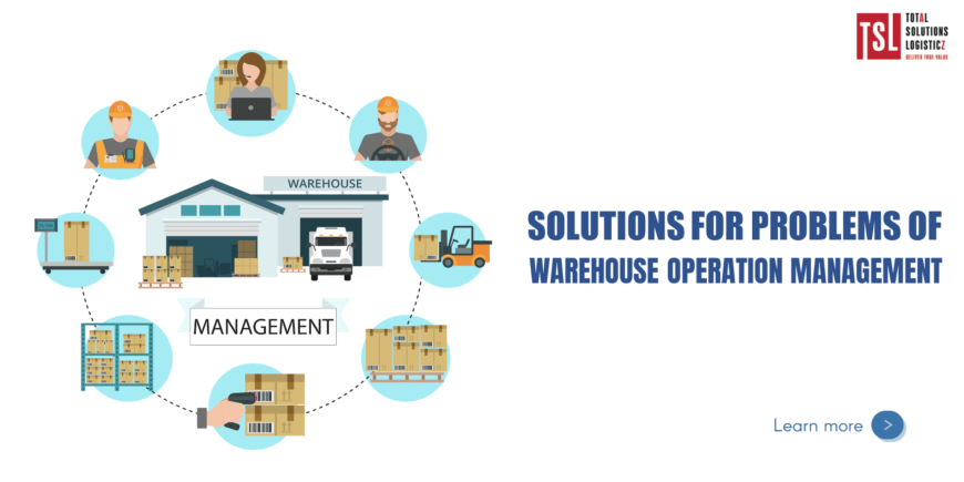 Solutions for problems of warehouse operation management