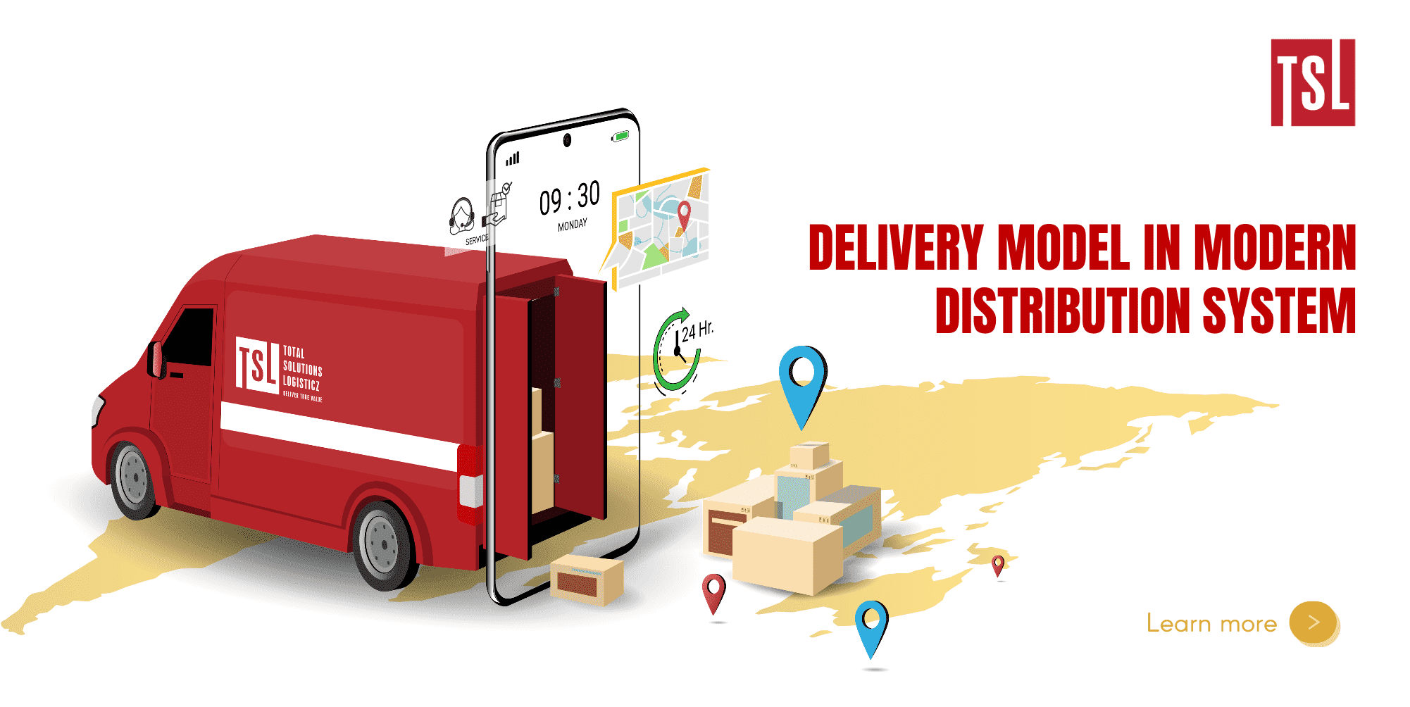 Delivery model in modern distribution system